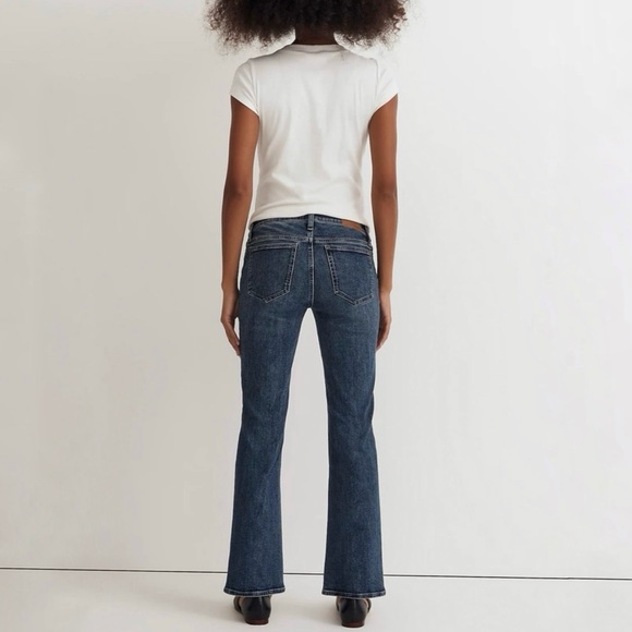 Madewell Maternity Side Panel Kick Out Crop Jeans - Picture 7 of 8